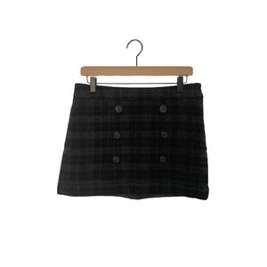 Gap Plaid Wool Blend Skirt